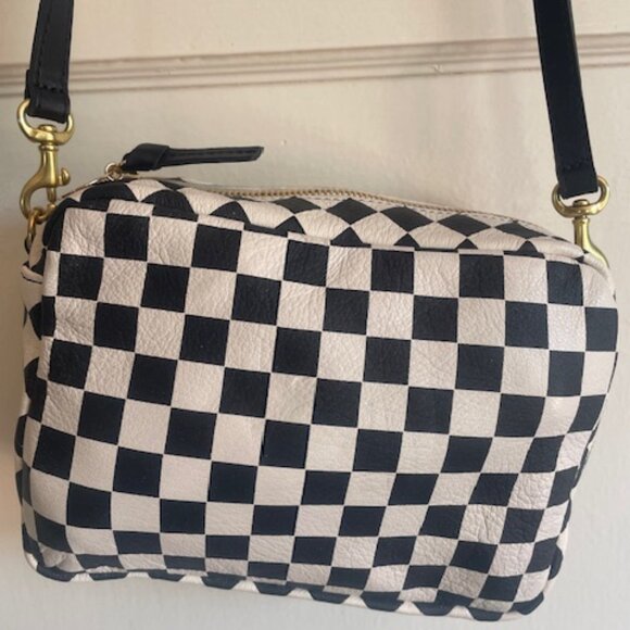 BNWT Clare V Midi Sac, checkered - Picture 1 of 4
